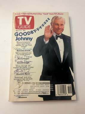 Vintage TV Guide Magazine May 9-15 1992 Goodbye Johnny Carson